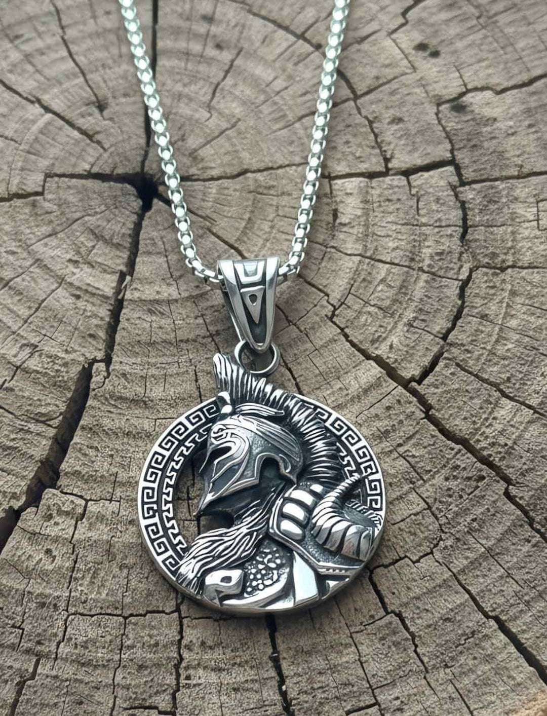 Achilles – Held von Troja - Edelstahlanhänger