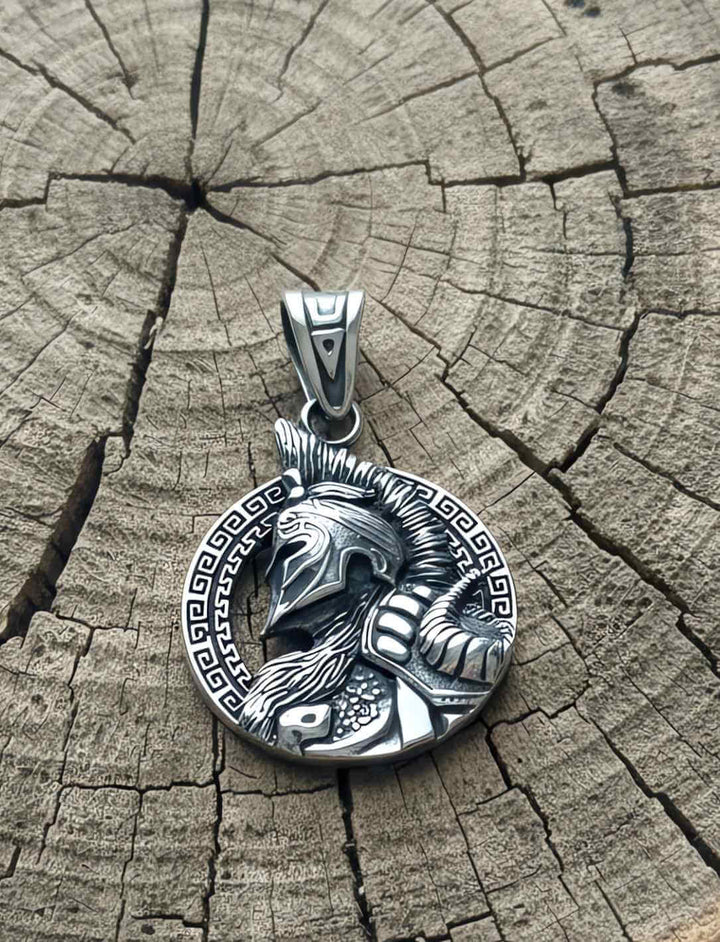 Achilles – Held von Troja - Edelstahlanhänger