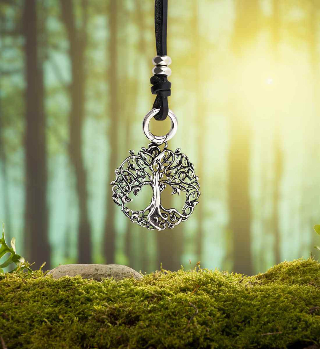 Baum des Lebens - Silber Medaillon - runental