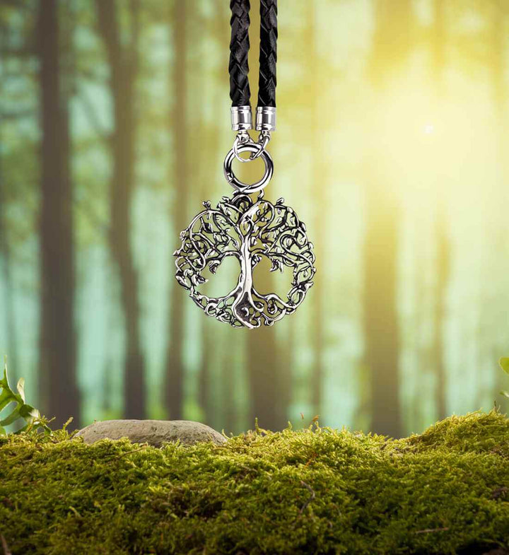 Baum des Lebens - Silber Medaillon - runental