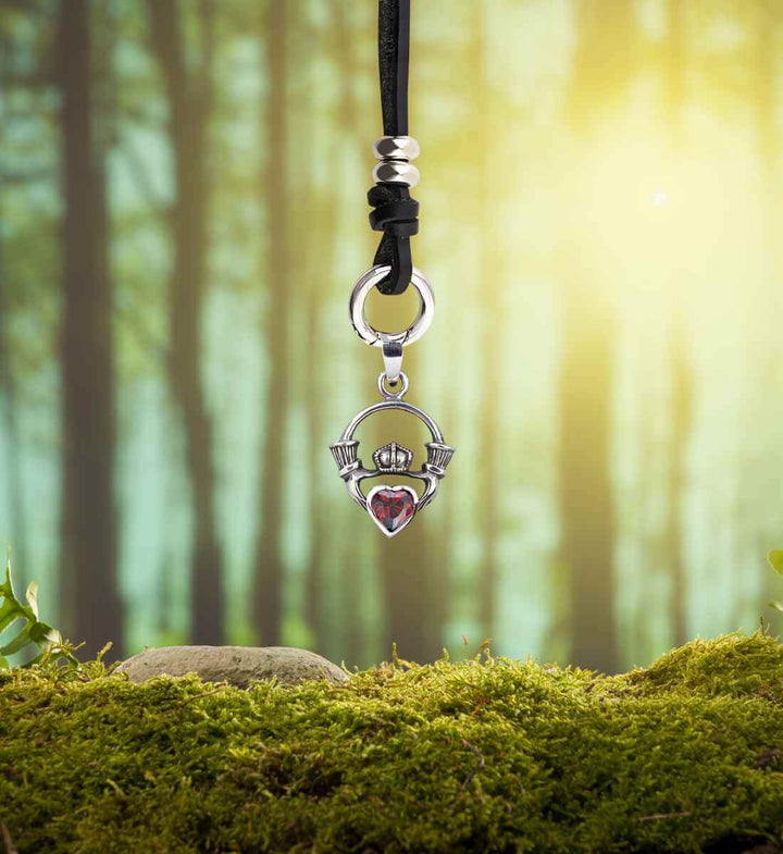 Claddagh of Eternity - Silber Medaillon - runental