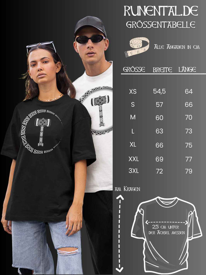 Thor's Legacy - Premium Organic Oversized Shirt - runental