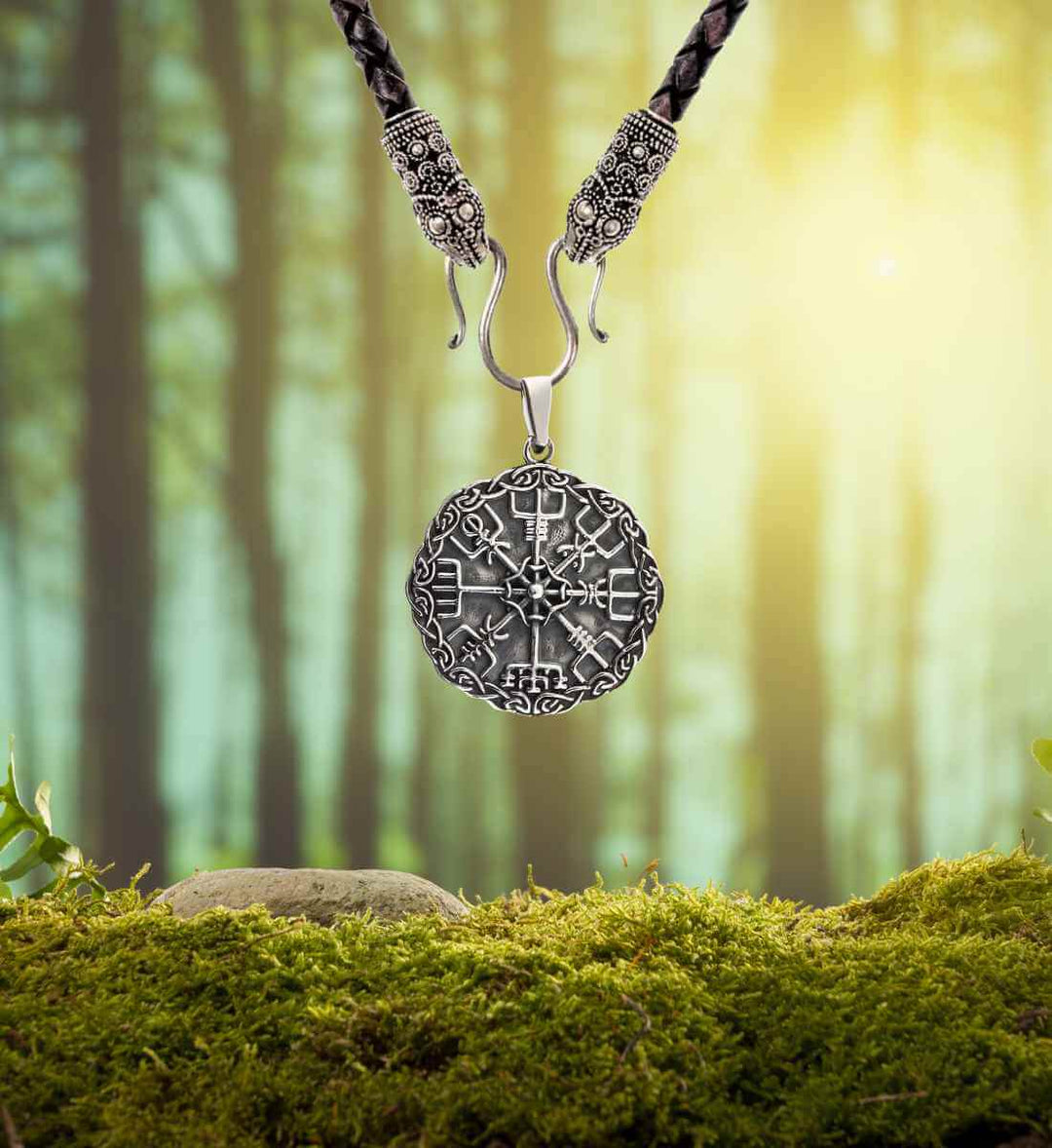 Leitstern des Nordens - Silber Medallion - runental