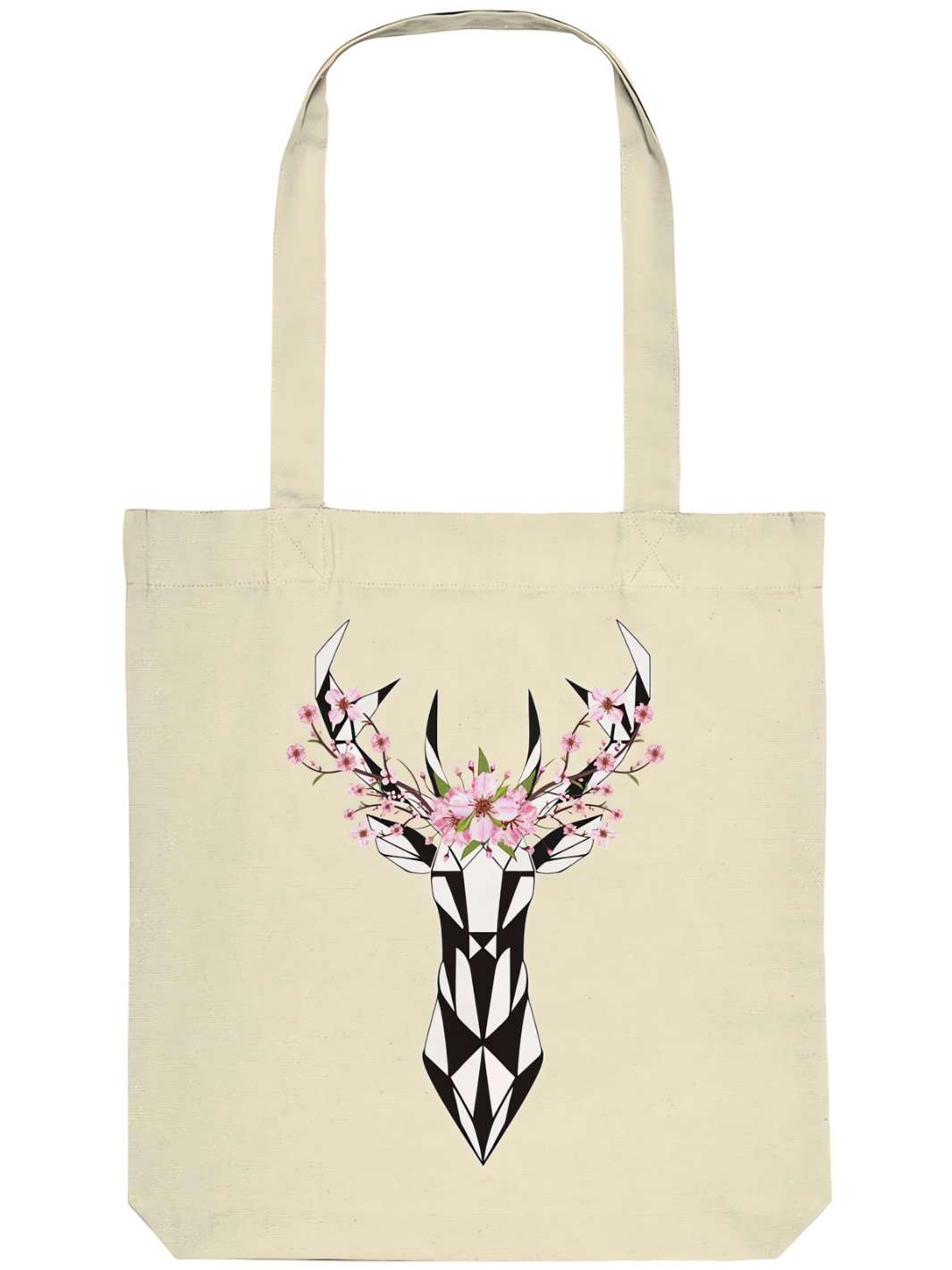 Sakura Deer - Tragetasche - Organic Tote Bag