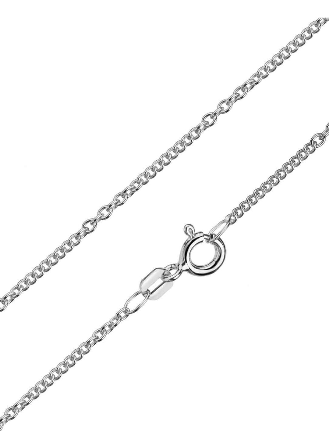 Schimmerndes Ankergeflecht aus 925er Sterling Silber, 1,5mm breit, präsentiert auf weißem Hintergrund – entdecke mehr auf Runental.de