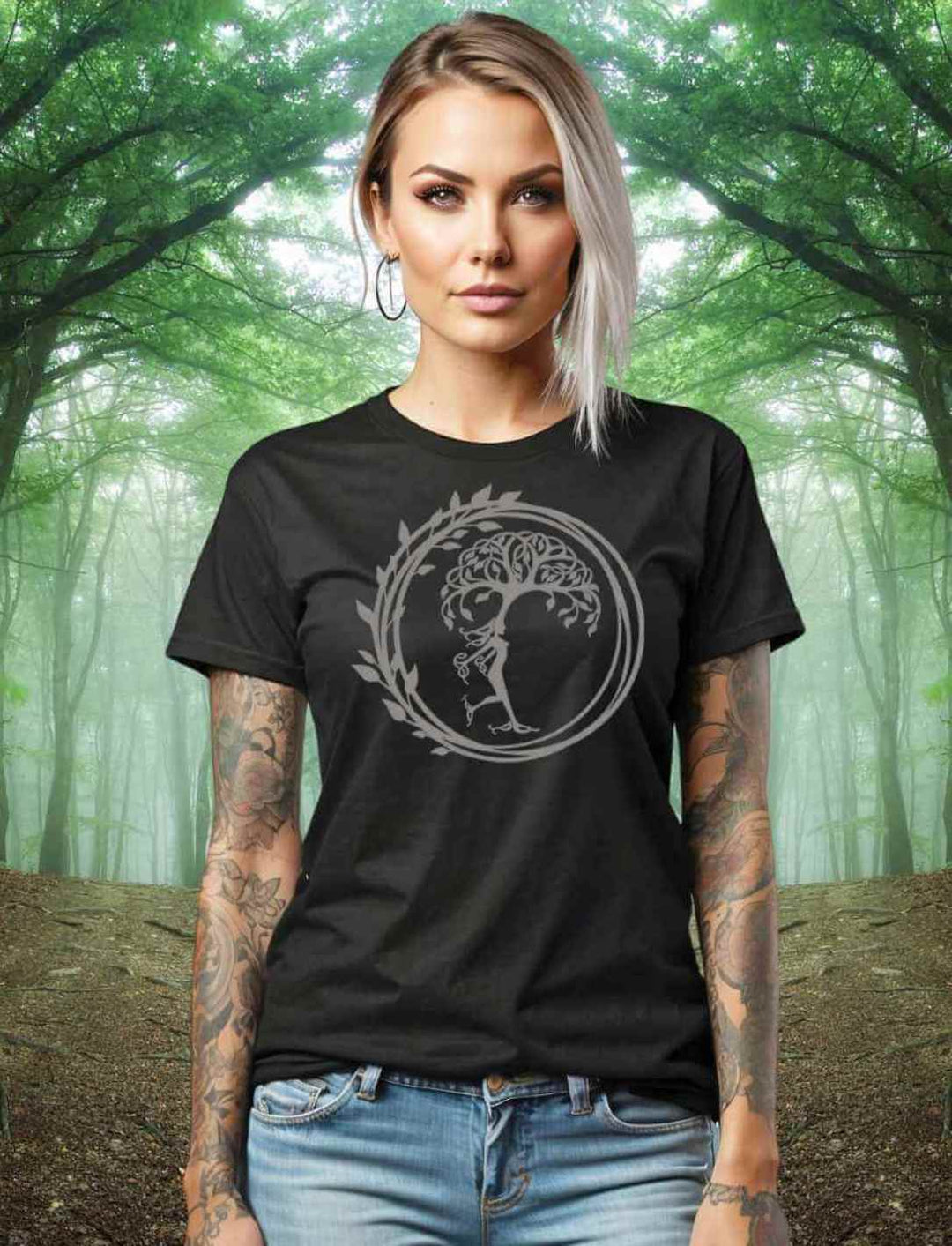 Silvaner Lebensbaum  - Damen Organic Shirt - runental