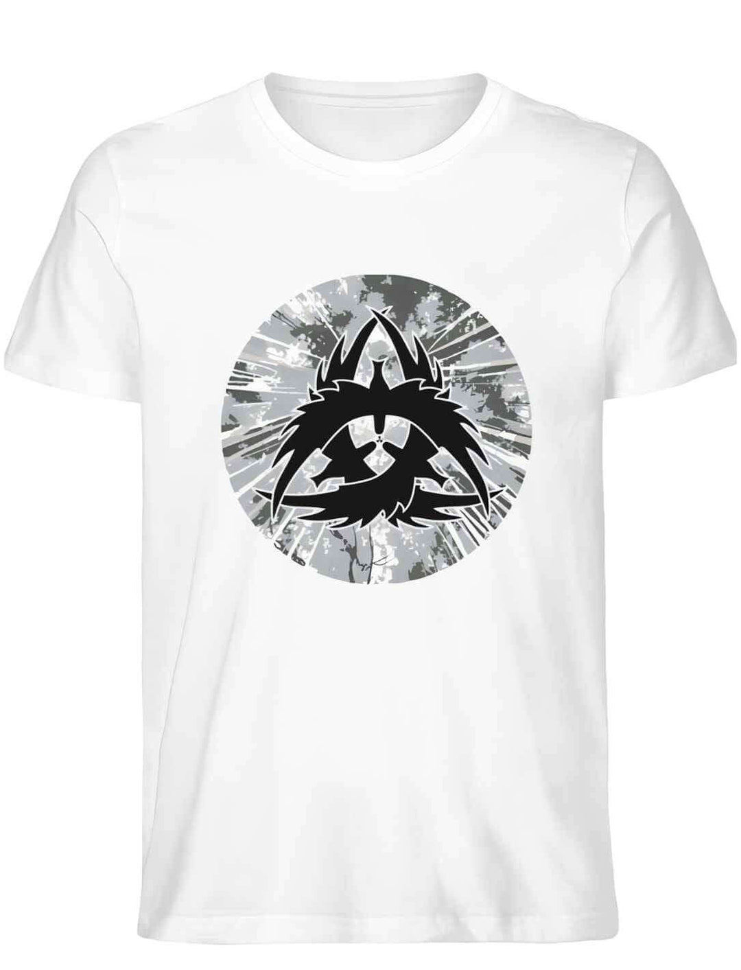 Unisex Organic in weiss "The Raven Clan" T-Shirt - Wikinger Legende in Premium Qualität