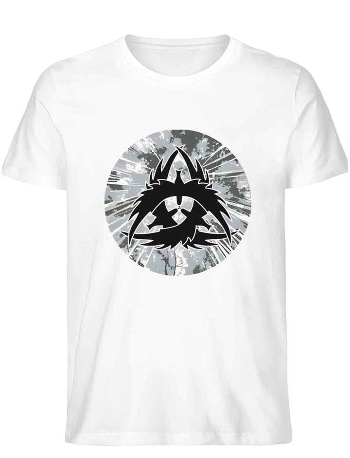 Unisex Organic in weiss "The Raven Clan" T-Shirt - Wikinger Legende in Premium Qualität