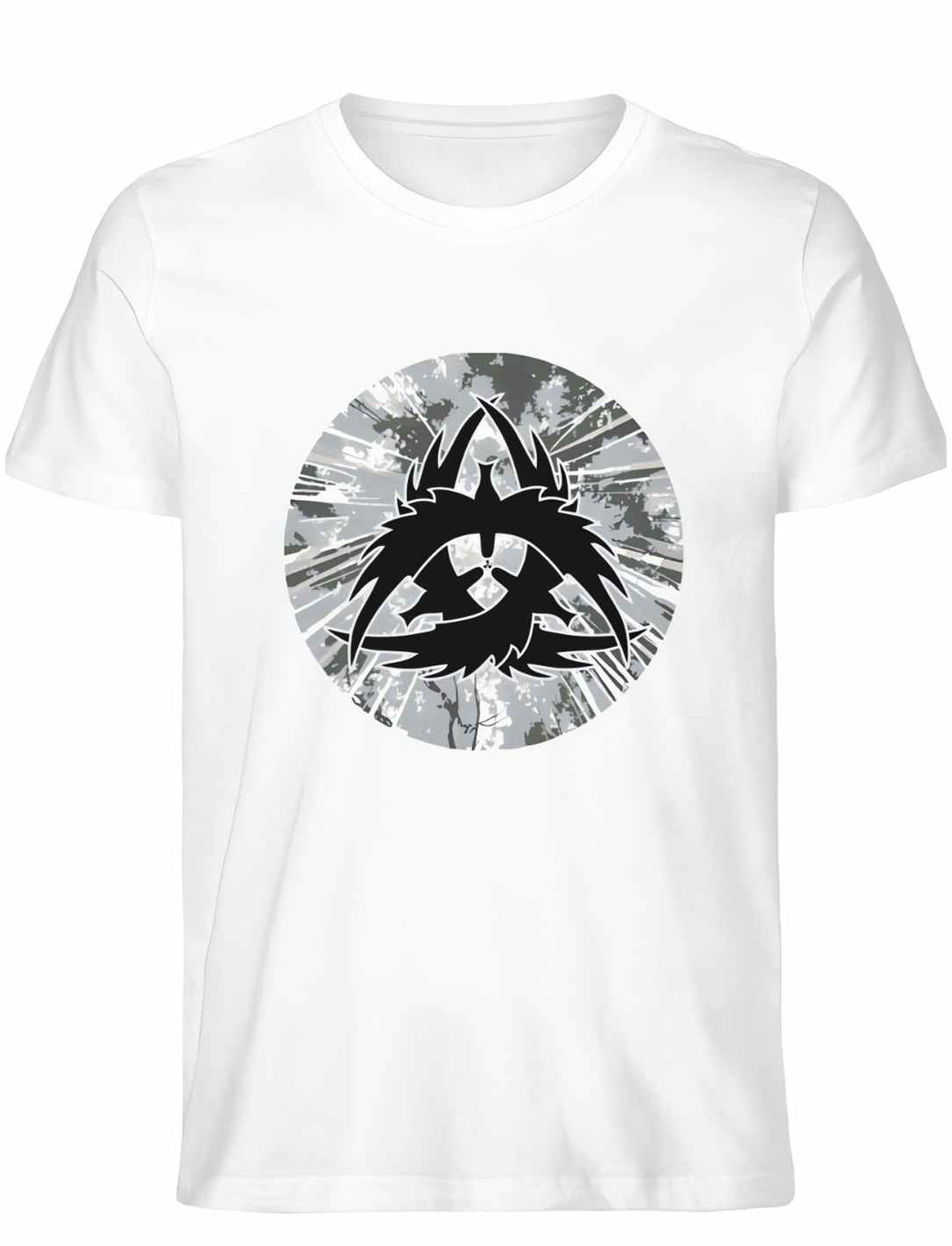 Unisex Organic White "The Raven Clan" T-Shirt - Wikinger Legende in Premium Qualität