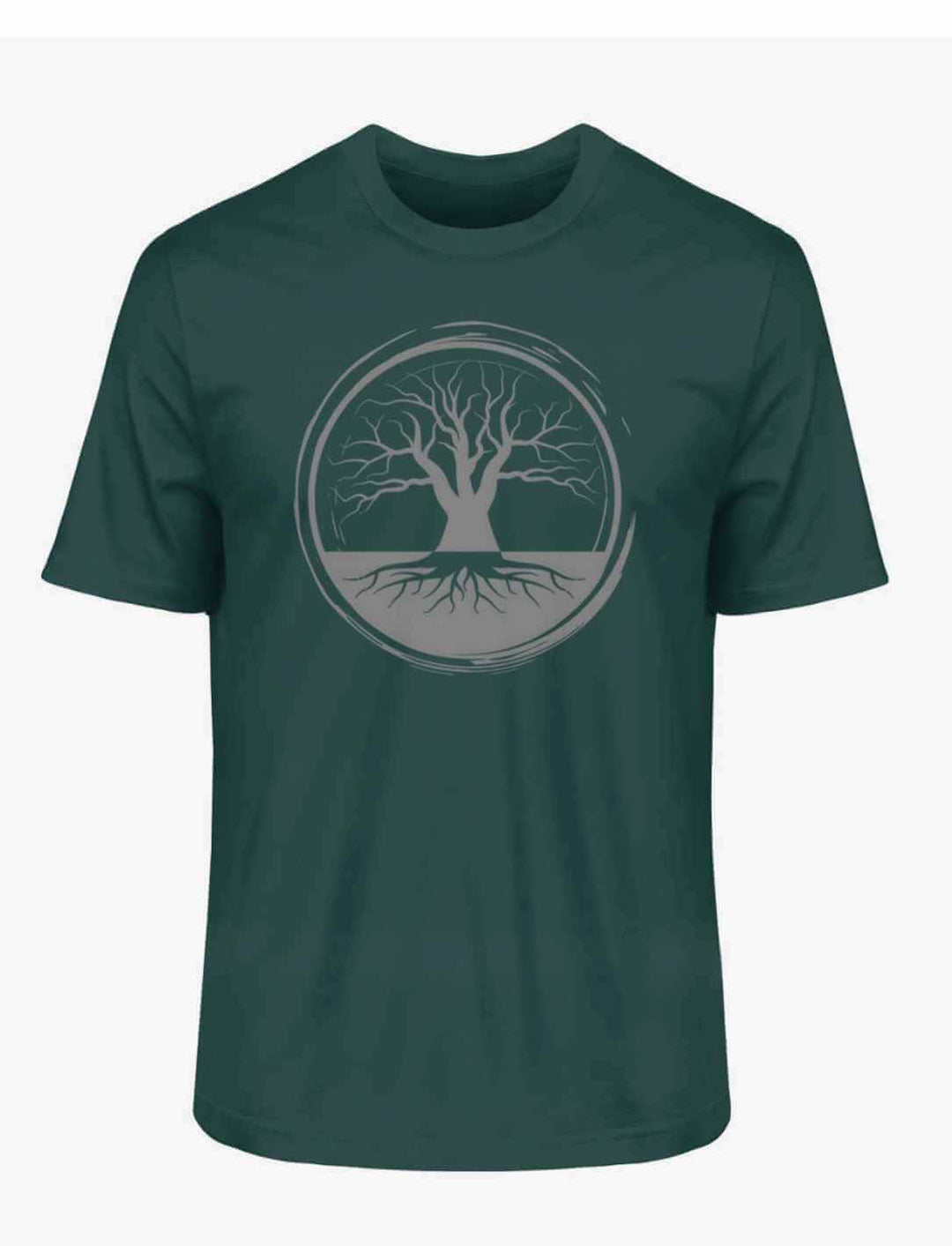 Glazed Green Unisex-Shirt auf weiĂem Hintergrund â natĂŒrliche Frische in einem stilvollen Design.