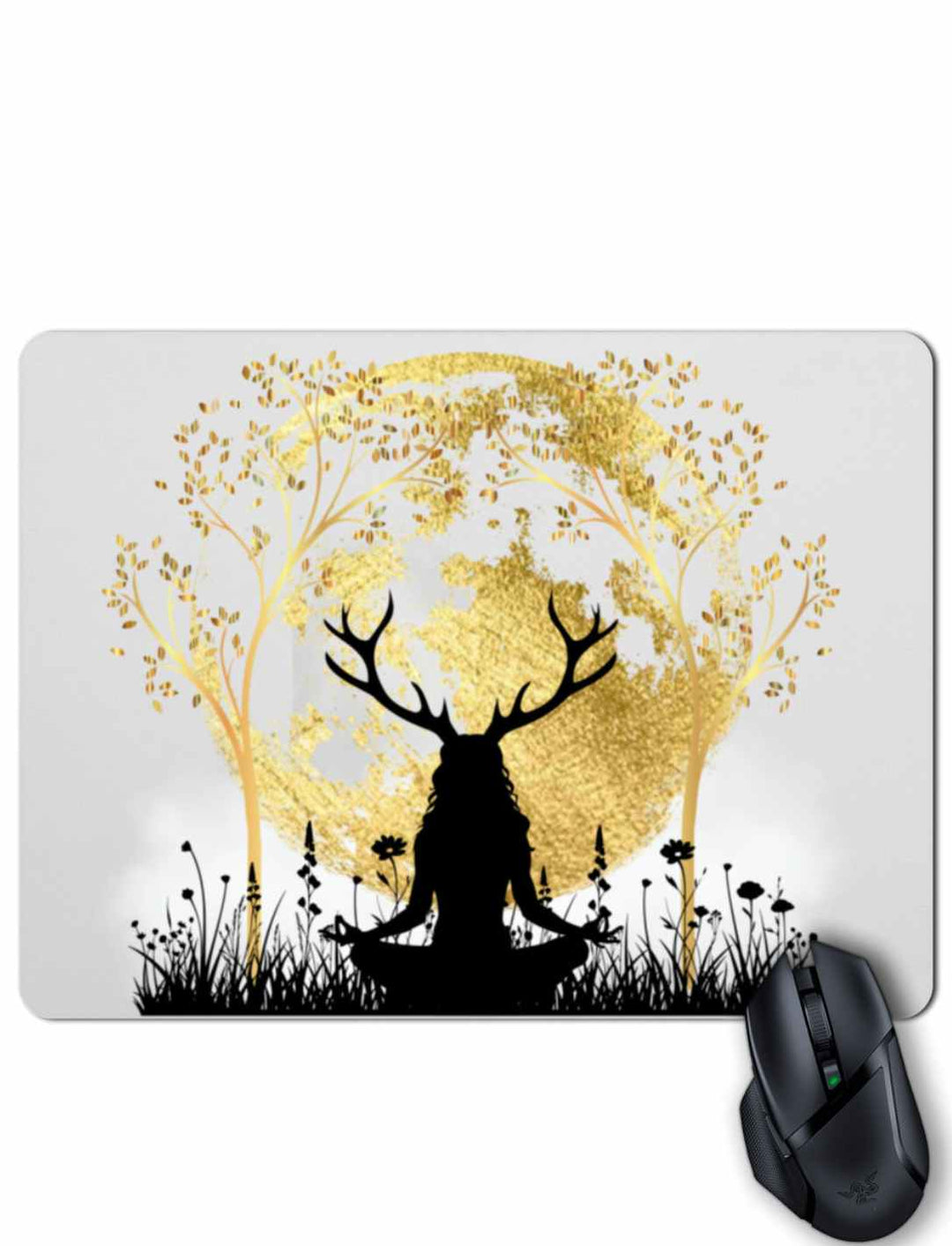 Druidin der alten Wälder  - Gaming Mousepad