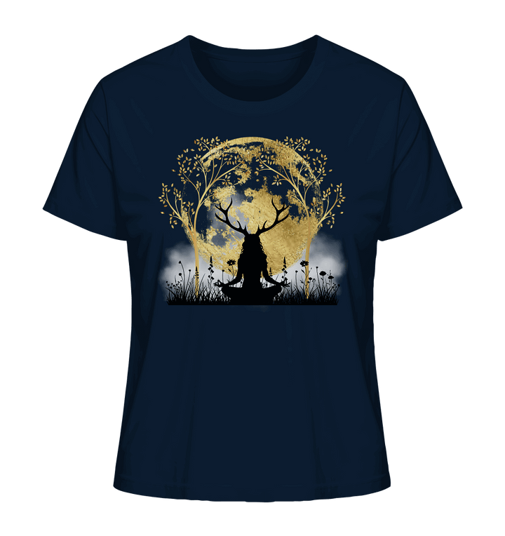 Druidin der alten Wälder - Ladies Organic Shirt - runental