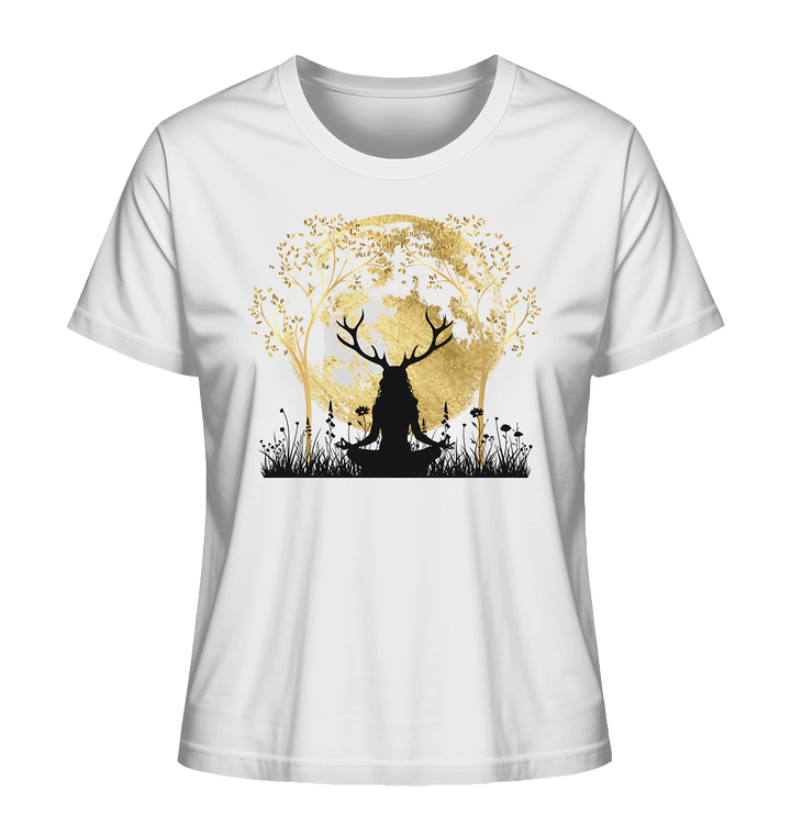 Druidin der alten Wälder - Ladies Organic Shirt - runental