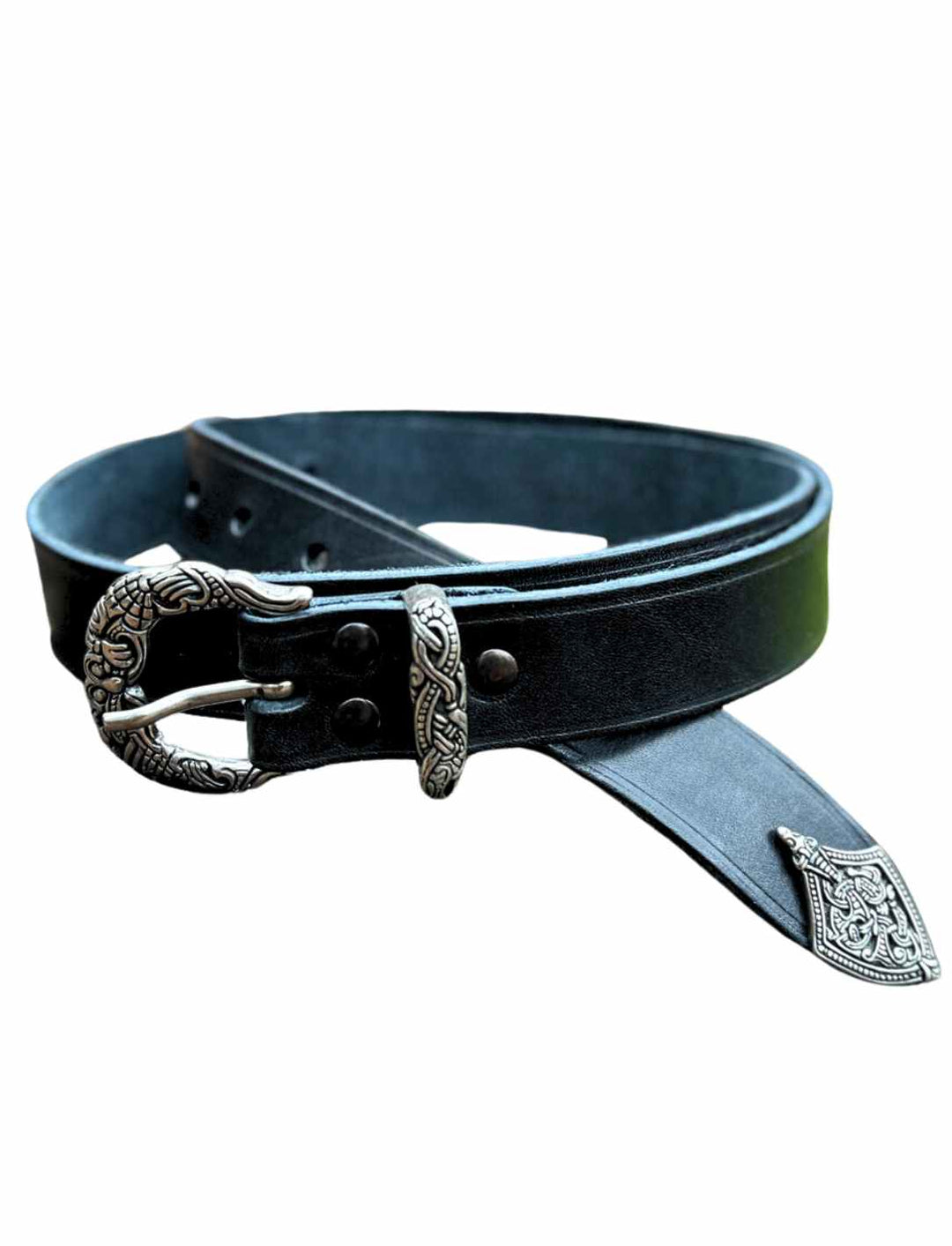 Borre Guardian Belt black - Ledergürtel