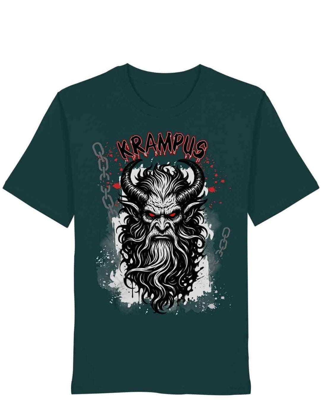 Krampus Shirt Glazed Green – Waldnächte und Rauhnacht Symbolik