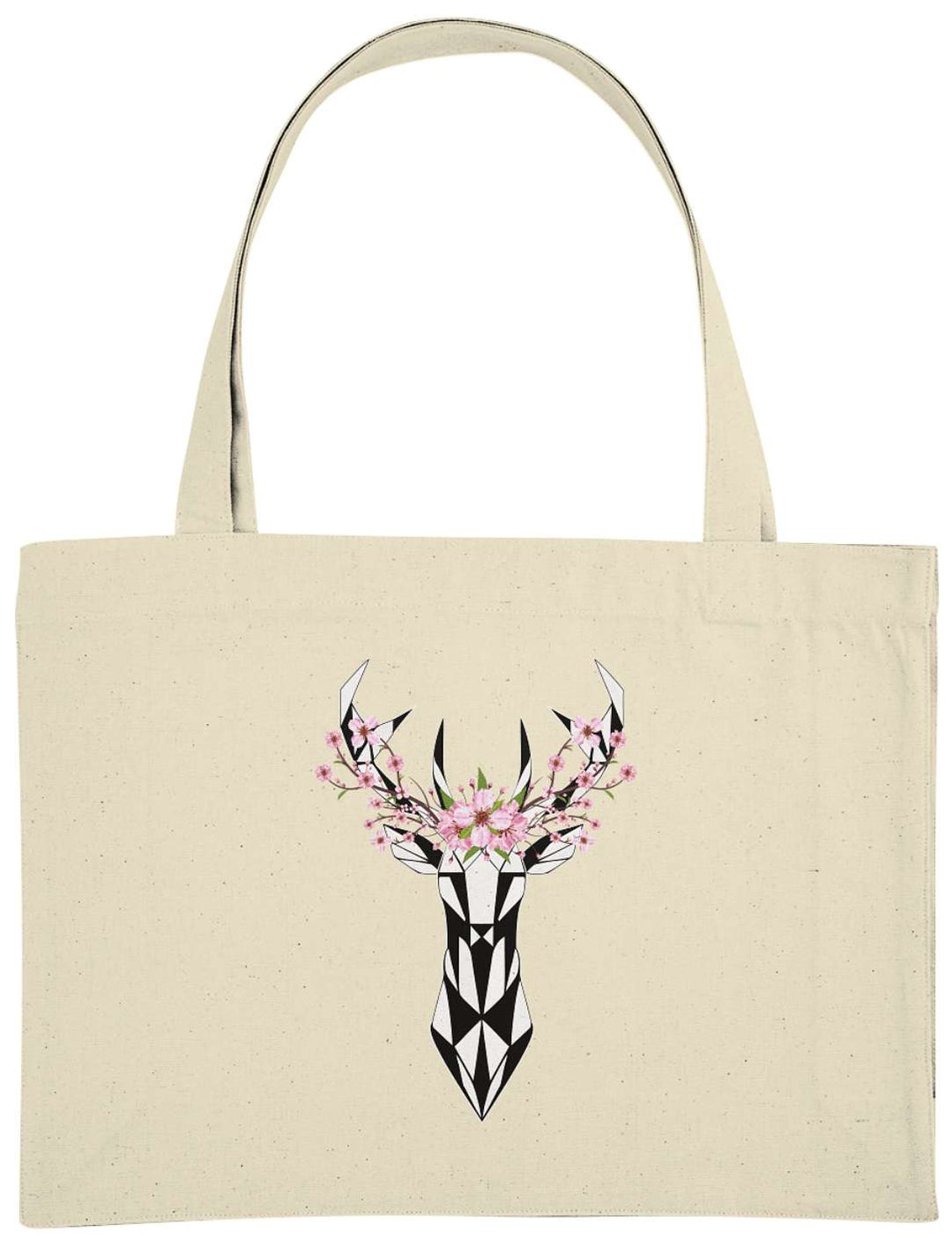 Sakura Deer Woman - Organic Shopping-Bag
