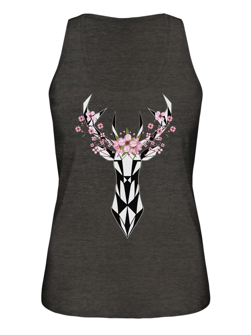Sakura Deer Woman - Premium Tank Top