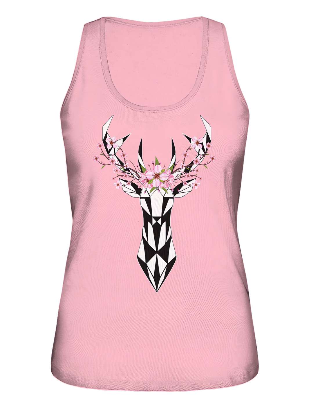 Sakura Deer Woman - Premium Tank Top