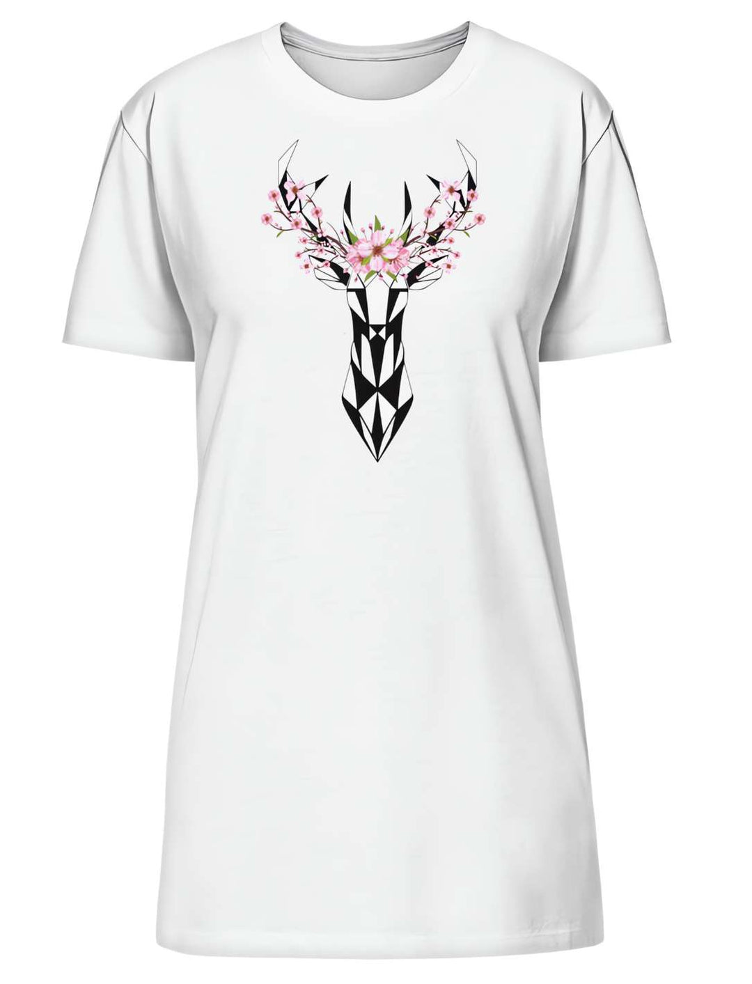 Sakura Deer Woman - T-Shirt Kleid