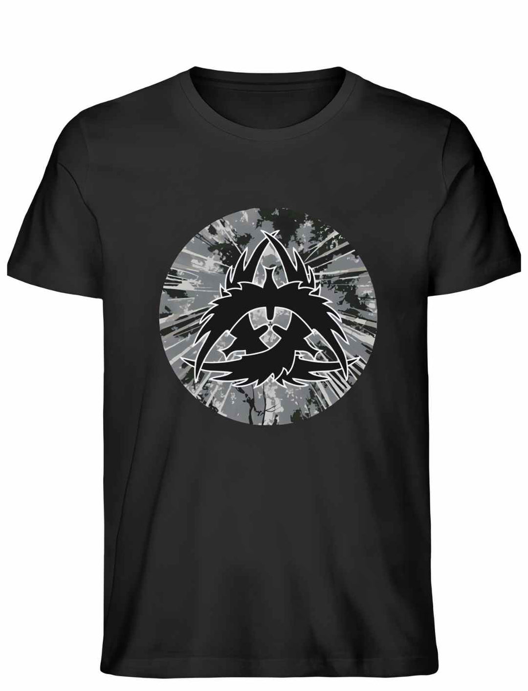 Unisex Organic Black "The Raven Clan" T-Shirt - Nordische Mythologie in Premium Qualität
