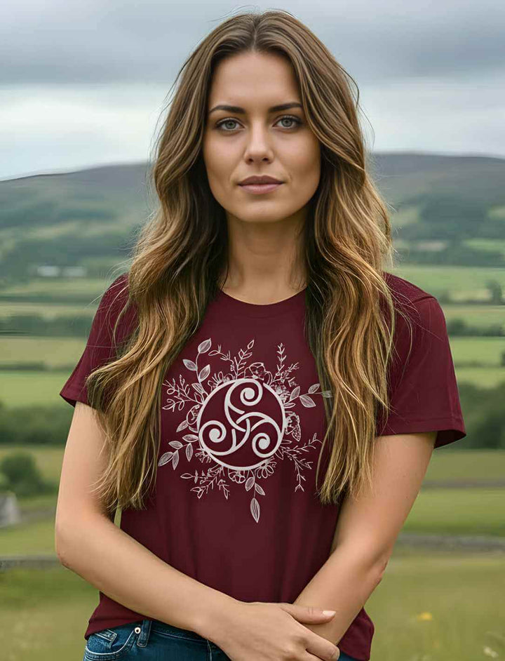 Triskele der ewigen Wandlung - Damen Organic Shirt