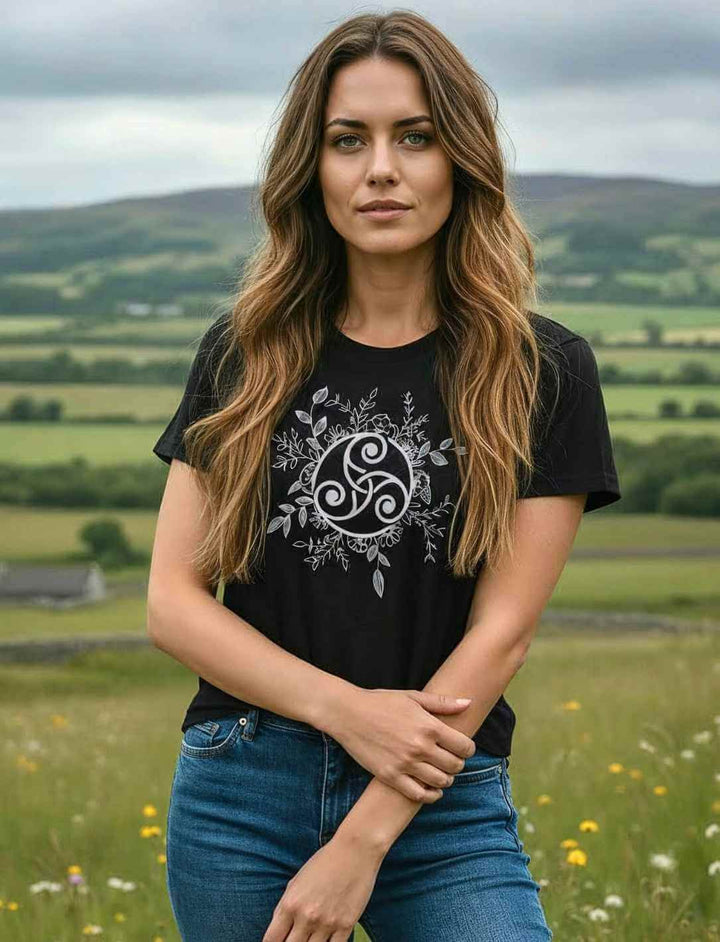 Triskele der ewigen Wandlung - Damen Organic Shirt