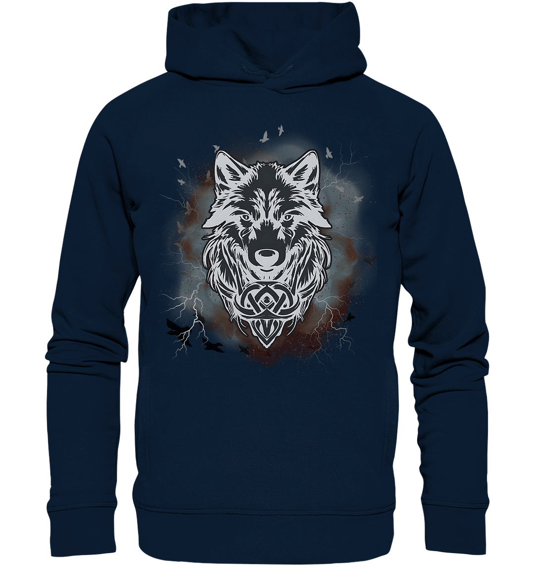 Fenrir – Wolfseele des Nordens - Unisex Organic Hoodie