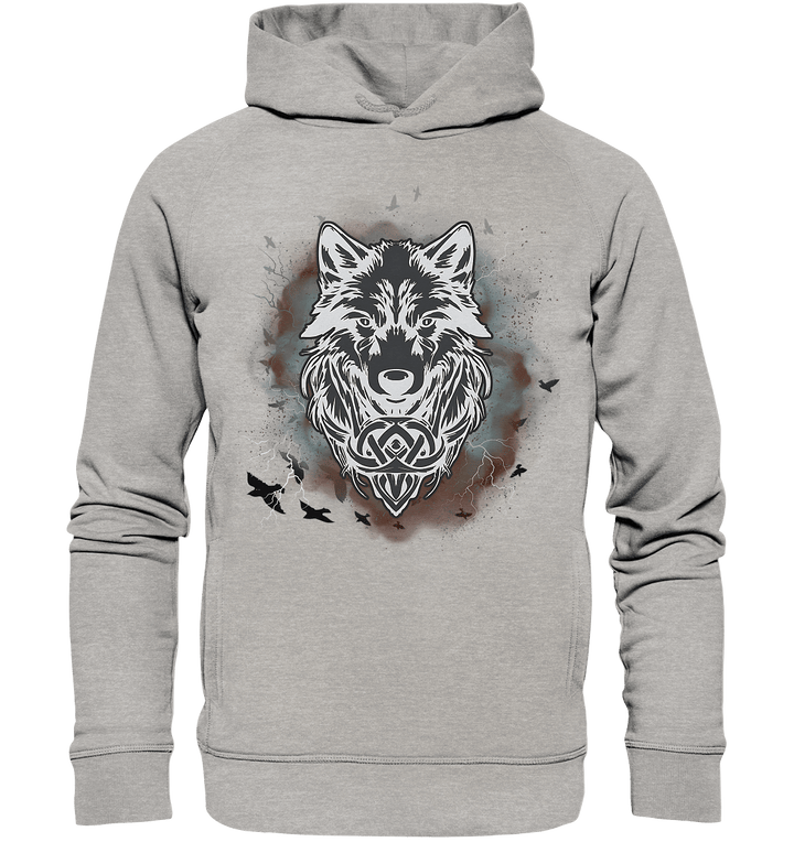 Fenrir – Wolfseele des Nordens - Unisex Organic Hoodie