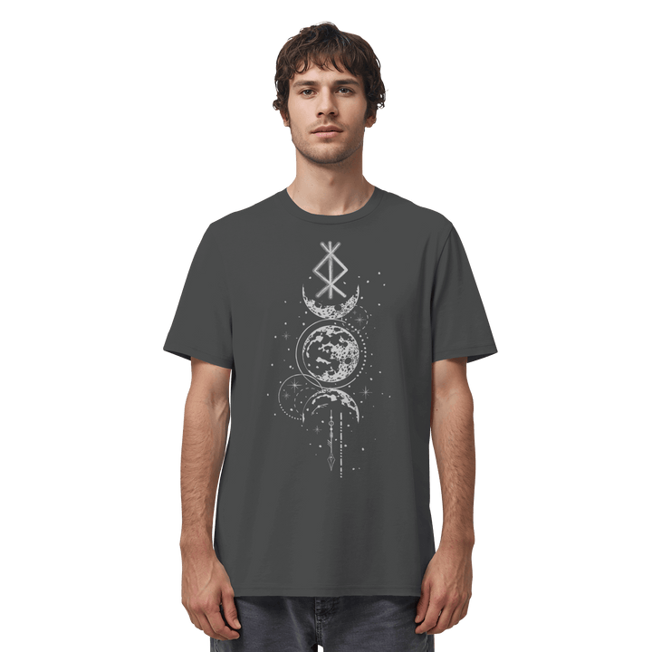 Rune des Mondschein Wächters - Unisex Organic Shirt
