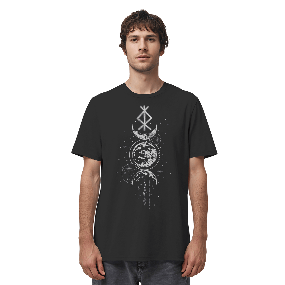 Rune des Mondschein Wächters - Unisex Organic Shirt