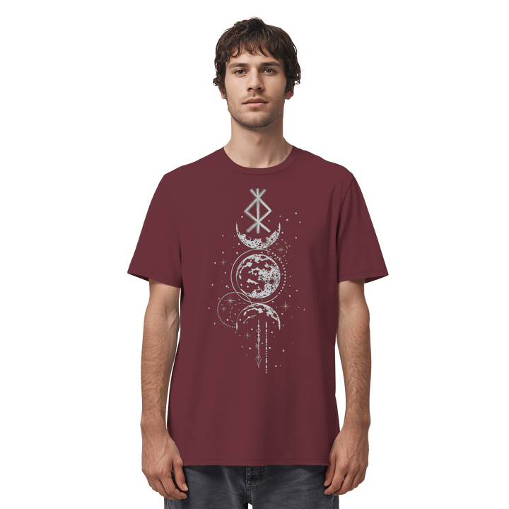 Rune des Mondschein Wächters - Unisex Organic Shirt