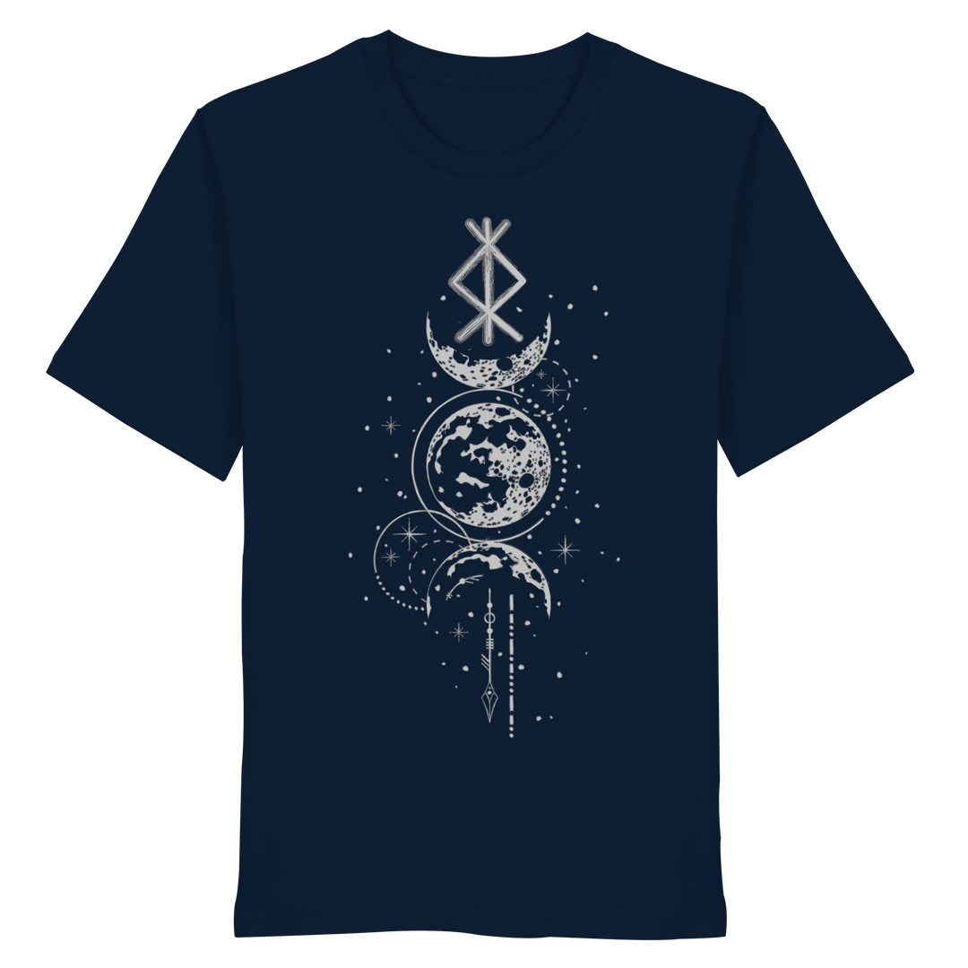 Rune des Mondschein Wächters - Unisex Organic Shirt