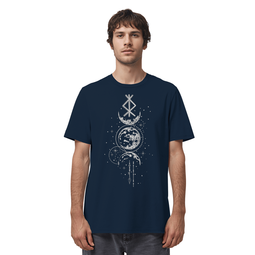 Rune des Mondschein Wächters - Unisex Organic Shirt