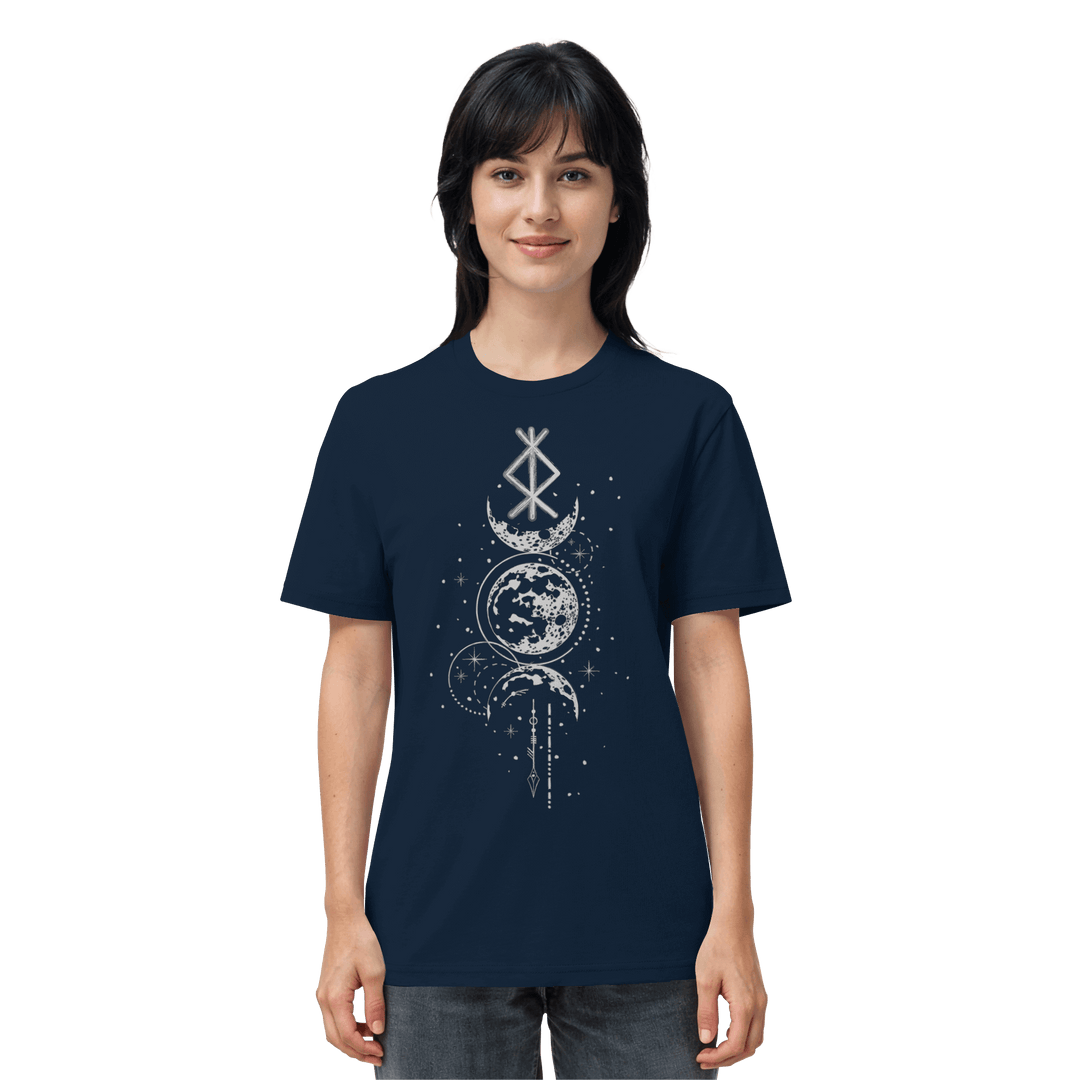 Rune des Mondschein Wächters - Unisex Organic Shirt