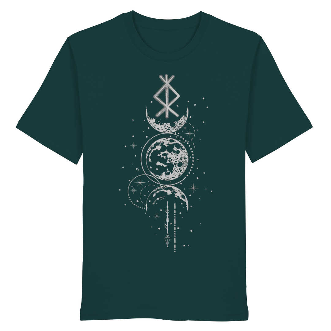 Rune des Mondschein Wächters - Unisex Organic Shirt