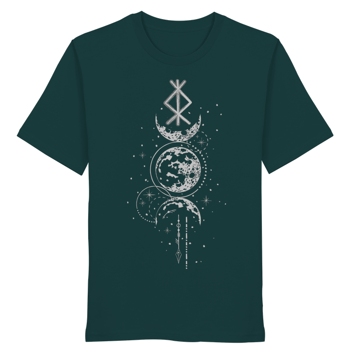 Rune des Mondschein Wächters - Unisex Organic Shirt