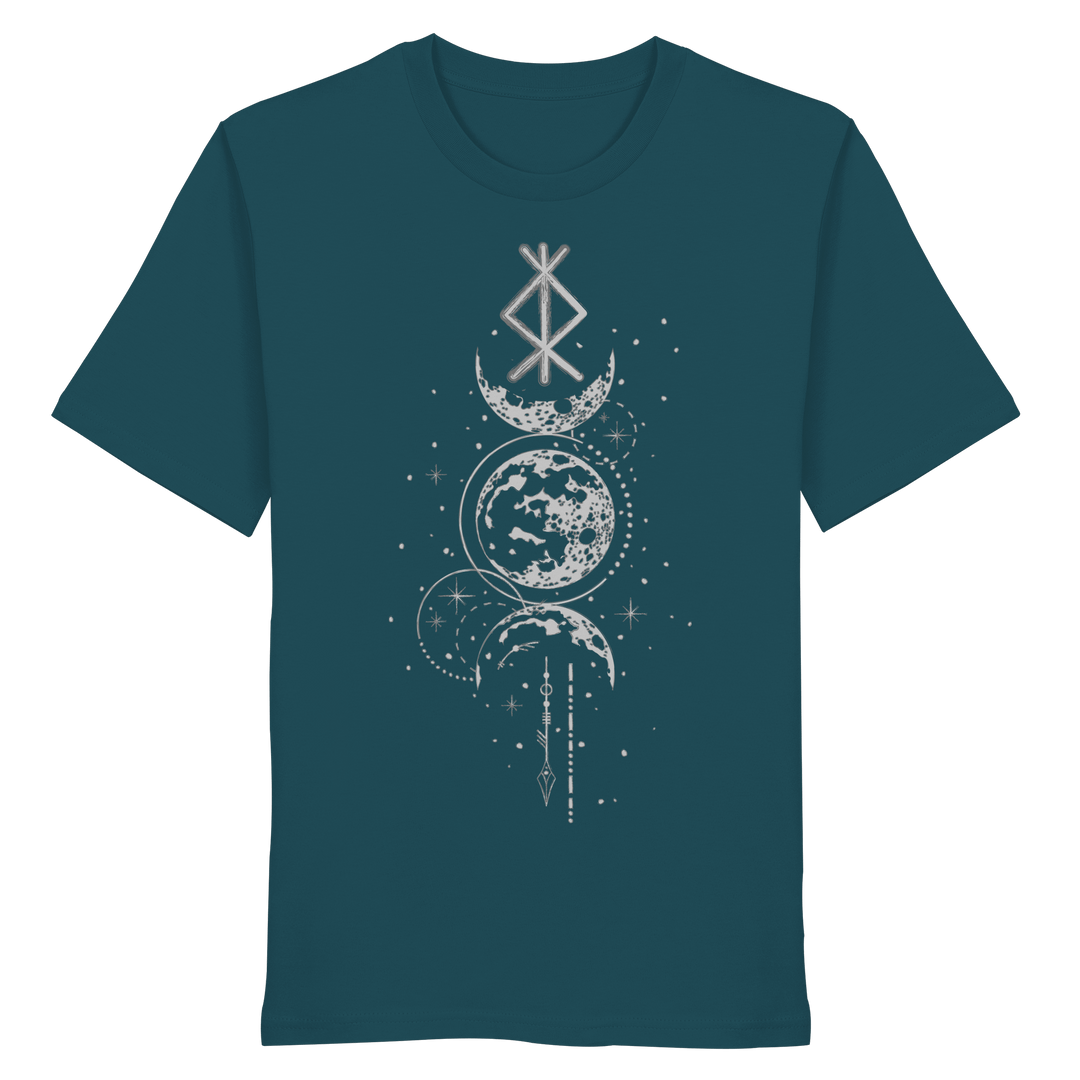 Rune des Mondschein Wächters - Unisex Organic Shirt