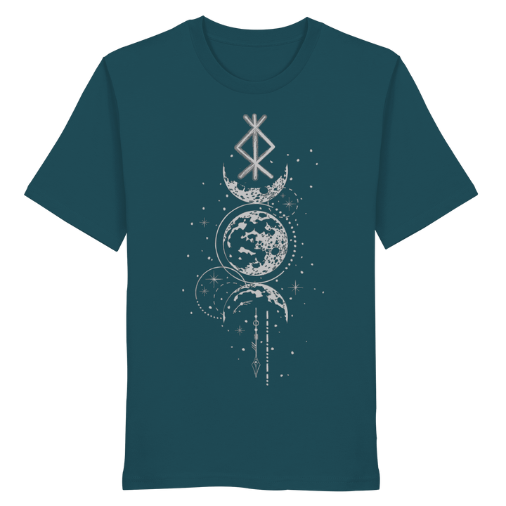 Rune des Mondschein Wächters - Unisex Organic Shirt