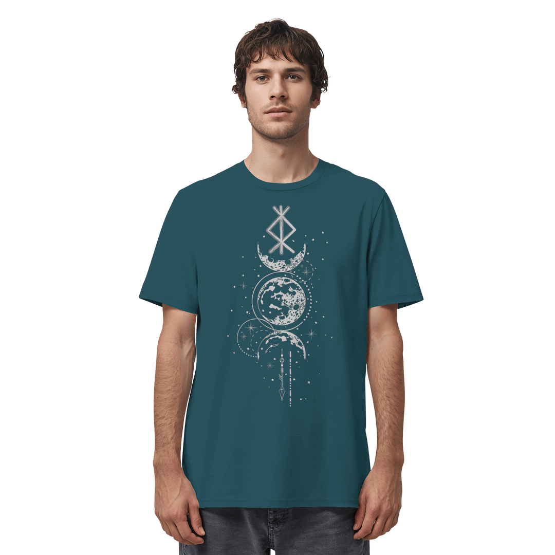 Rune des Mondschein Wächters - Unisex Organic Shirt