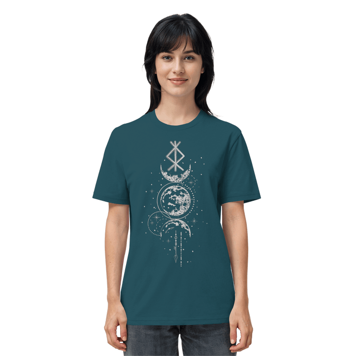 Rune des Mondschein Wächters - Unisex Organic Shirt